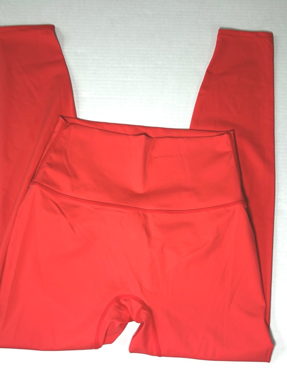 Sleek High-Rise Red Performance Leggings Yoga Activewear Soft Supportive 3/$30